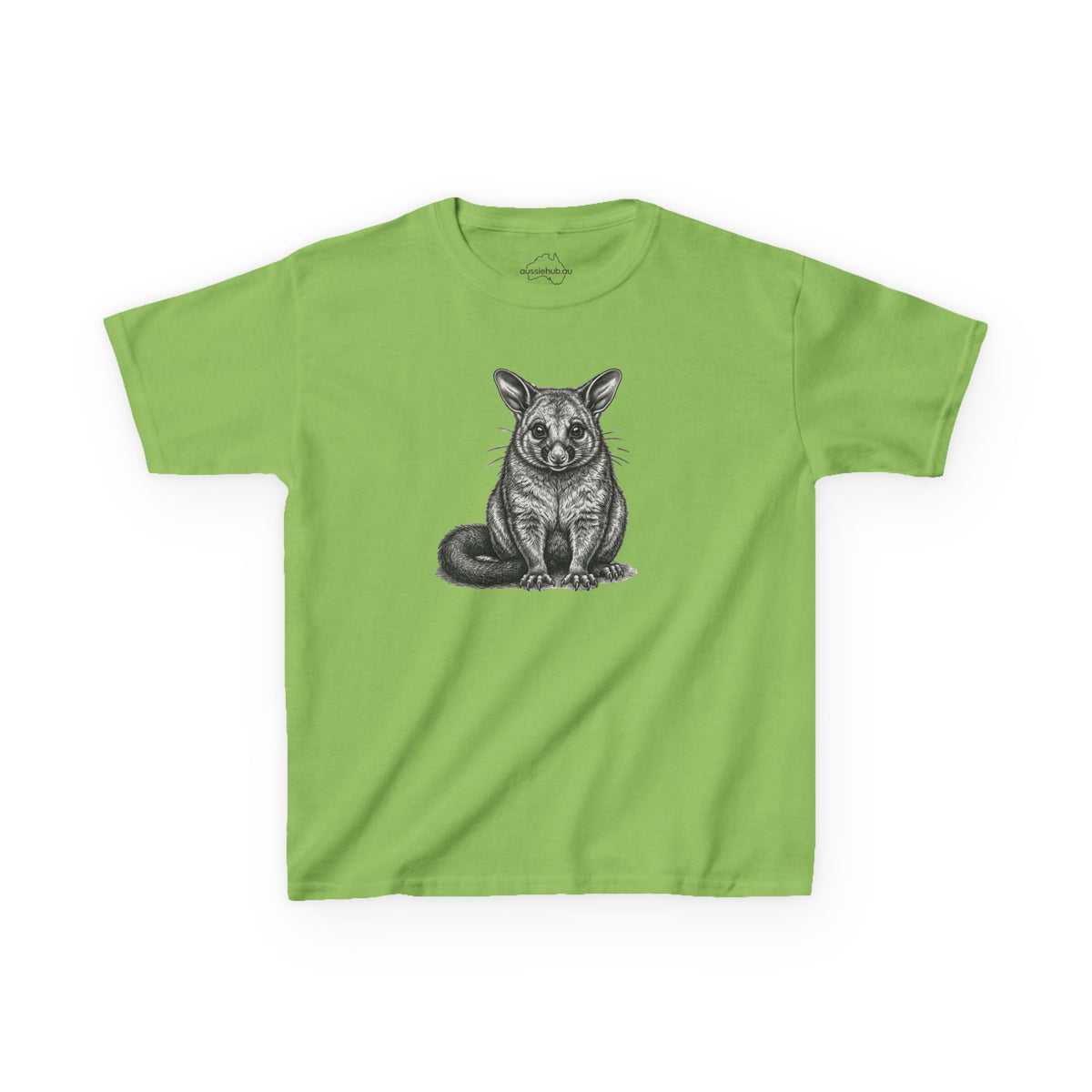 Kids Tee — Hand-Drawn Brushtail Possum Graphic T-Shirt