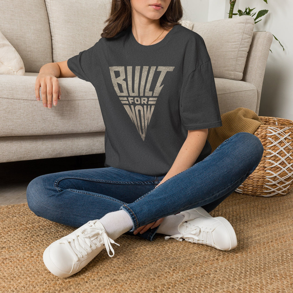 Built For Now Vintage Triangle Graphic T-Shirt | Don't Wait Vibes