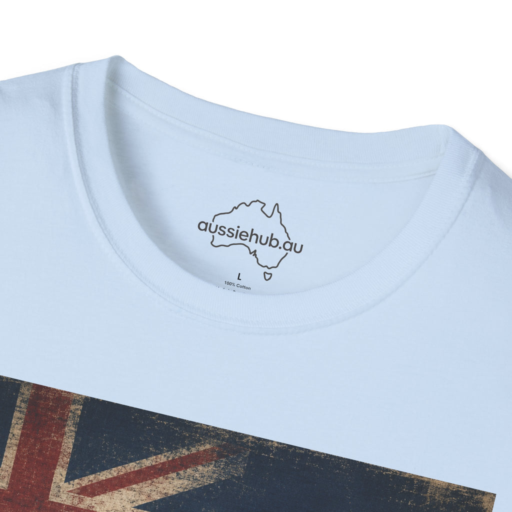 Vintage Australian Flag T-Shirt – It's A Long Story Graphic