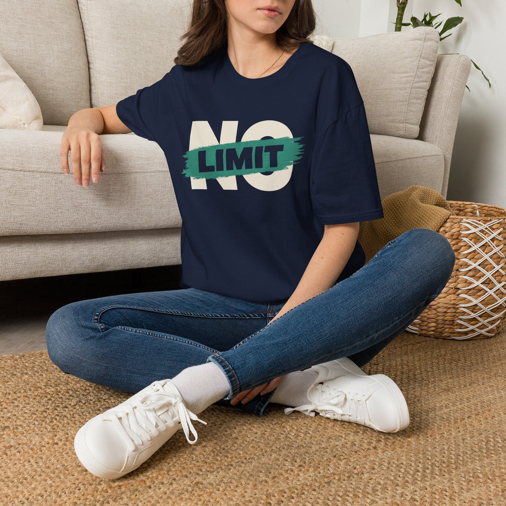 No Limit T-Shirt — Motivational Graphic Tee for Ambition & Active Lifestyles