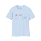 Slow Down • Step Outside • Reconnect T-Shirt — Minimal Wellness Graphic Tee