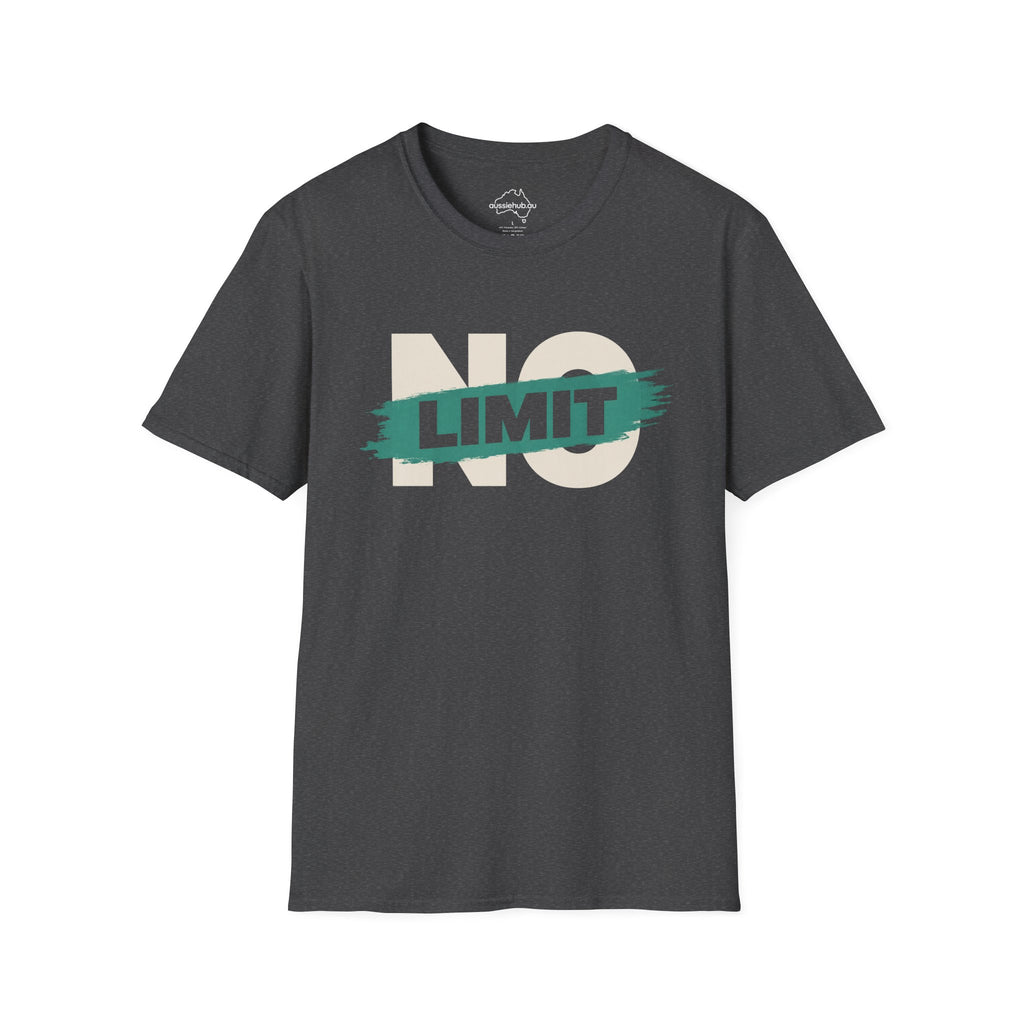 No Limit T-Shirt — Motivational Graphic Tee for Ambition & Active Lifestyles