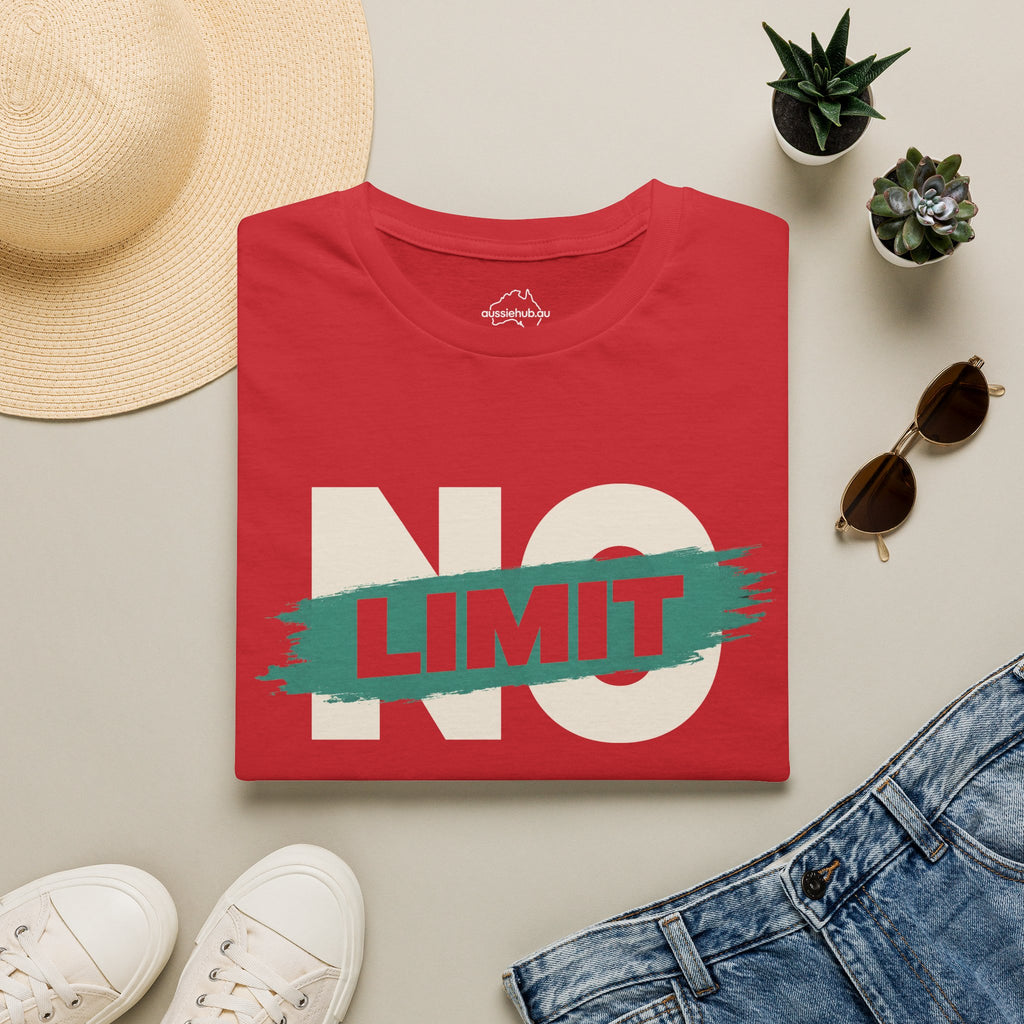 No Limit T-Shirt — Motivational Graphic Tee for Ambition & Active Lifestyles