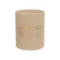 Traditional Ceramic Mug | Less Screen* More Sun * Better Mood | Unique Minimal Wellness Design