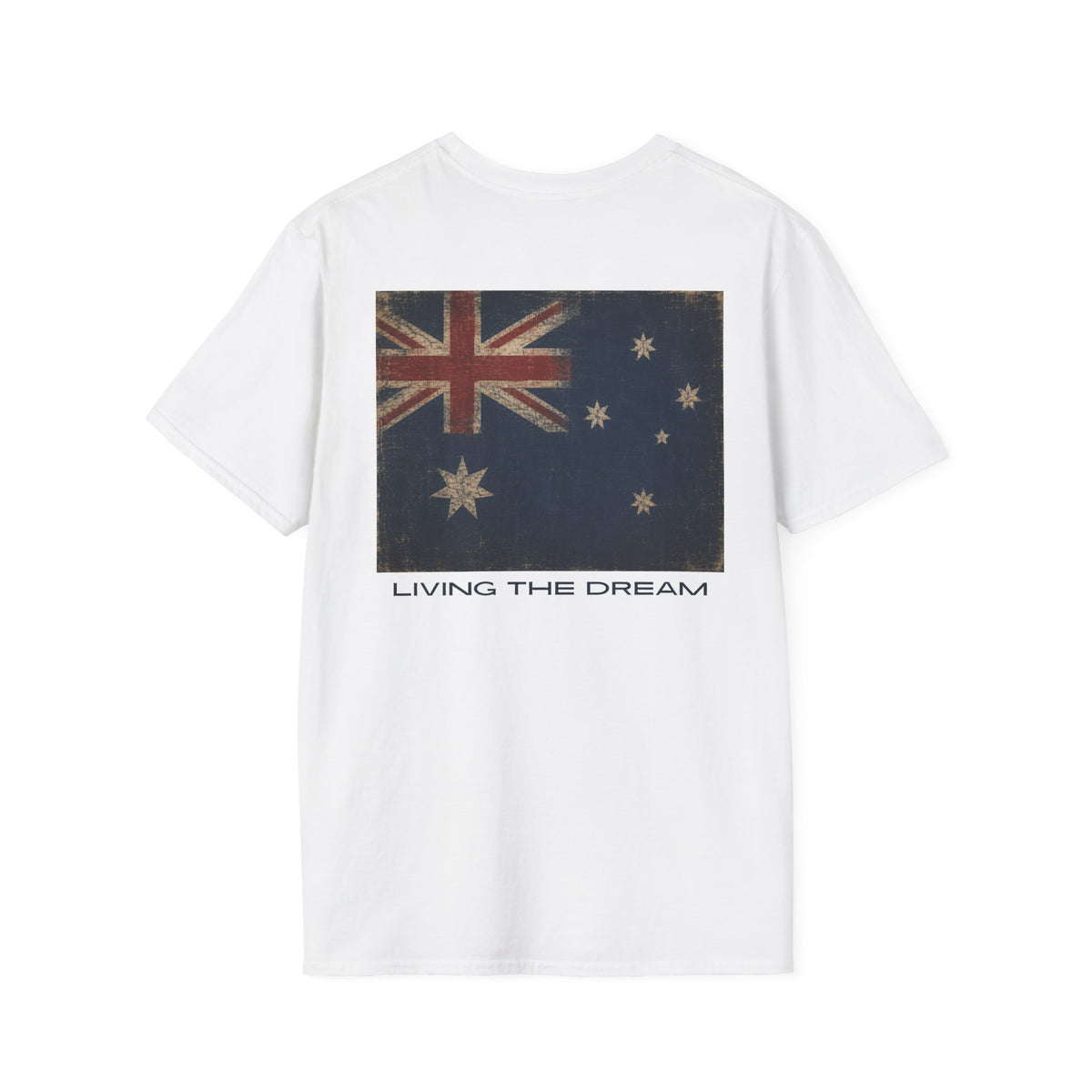 Aussie Hub Logo T-Shirt — "Living The Dream" Tee
