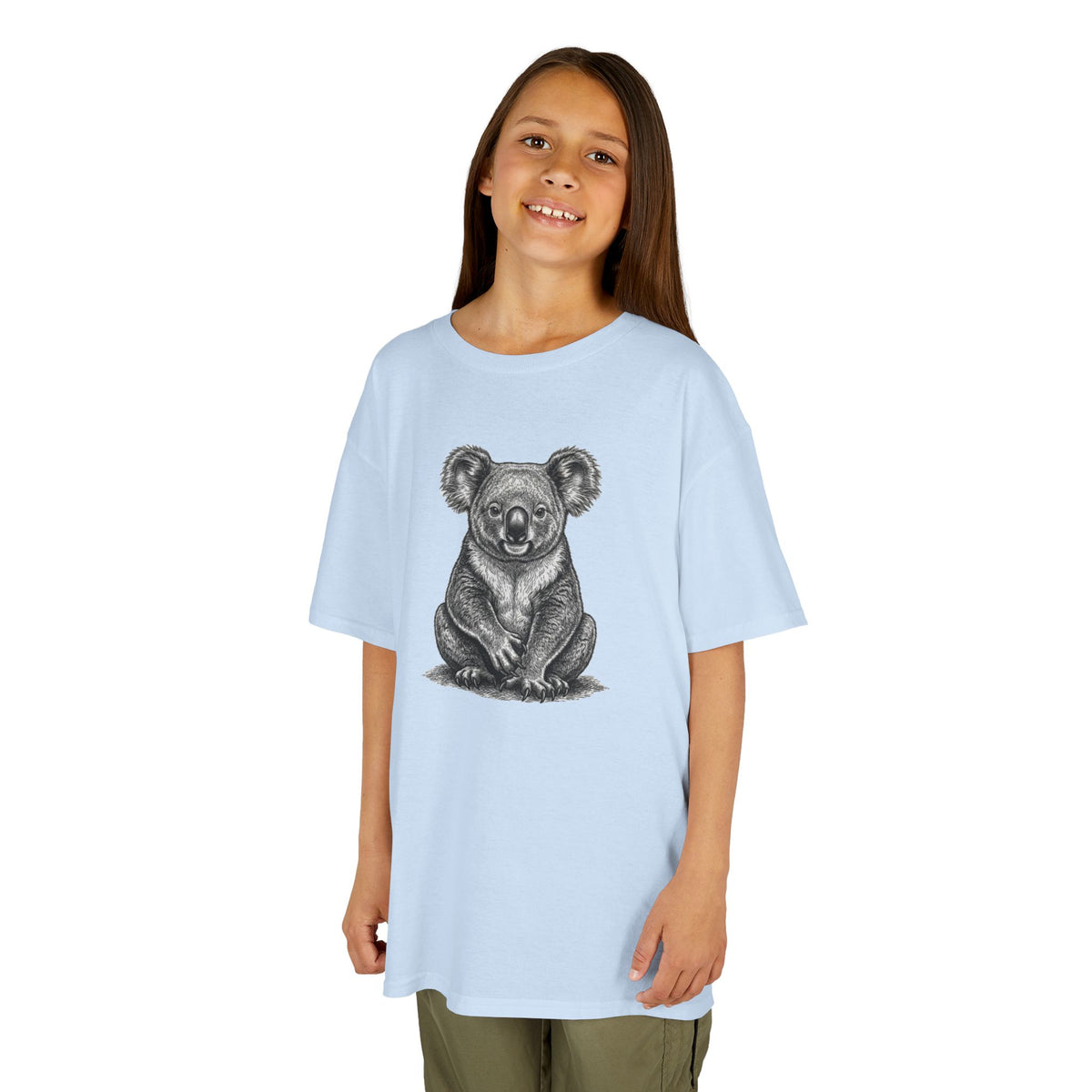 Kids Tee — Hand-Drawn Koala Graphic T-Shirt