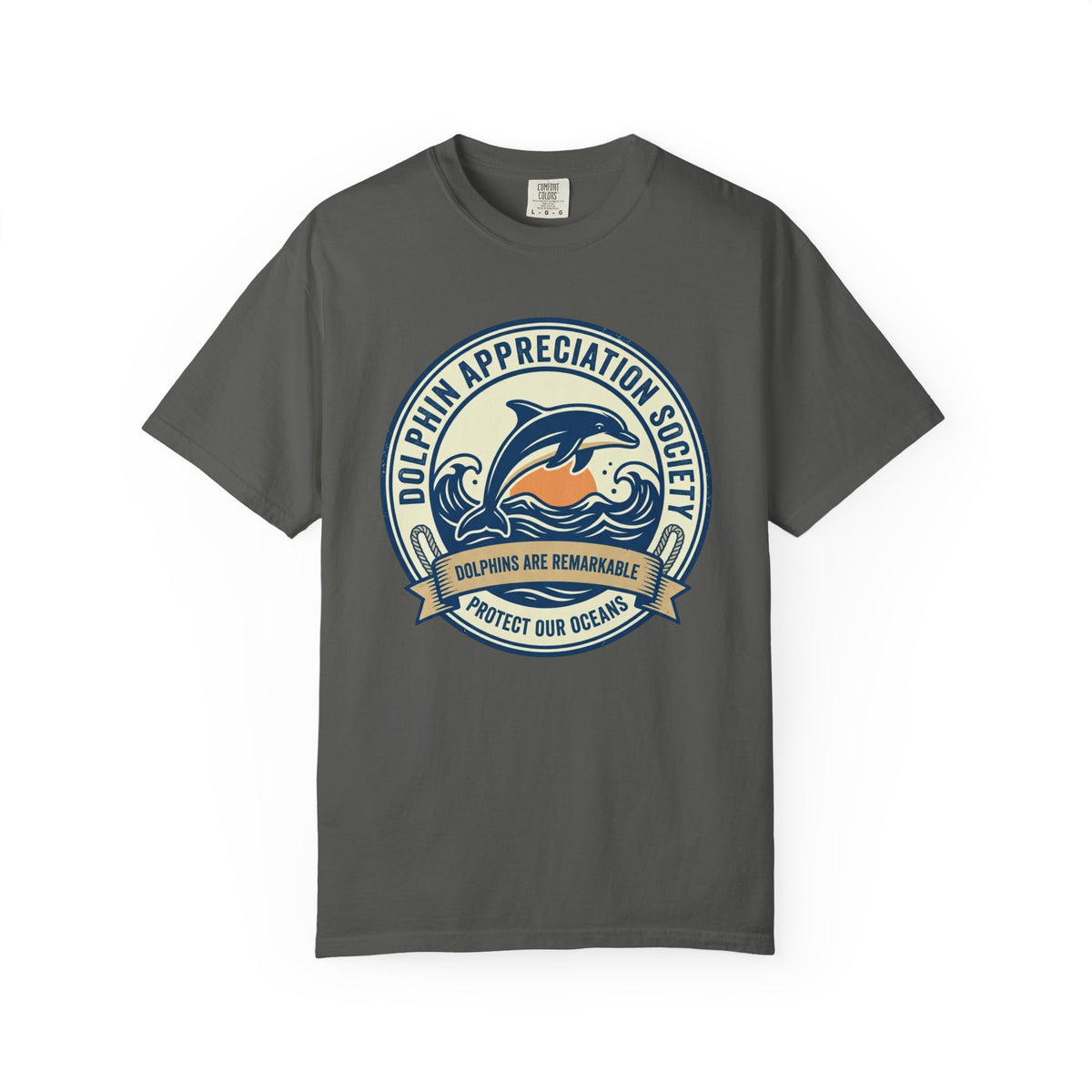 Dolphin Appreciation Society T-Shirt – Protect Our Oceans Graphic Tee