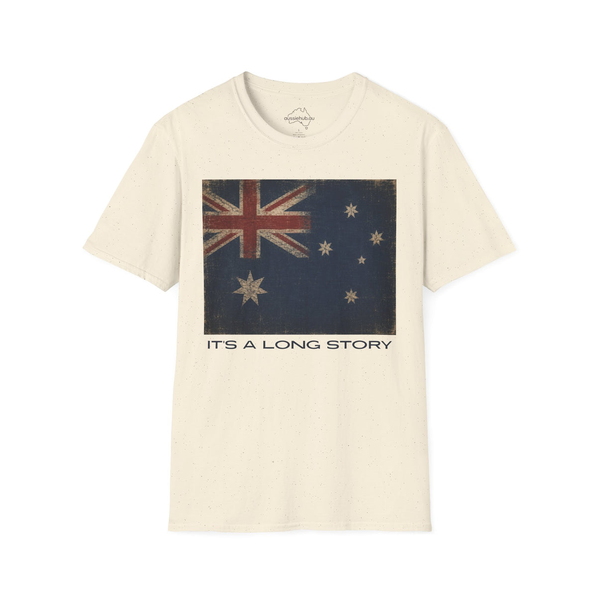 Vintage Australian Flag T-Shirt – It's A Long Story Graphic