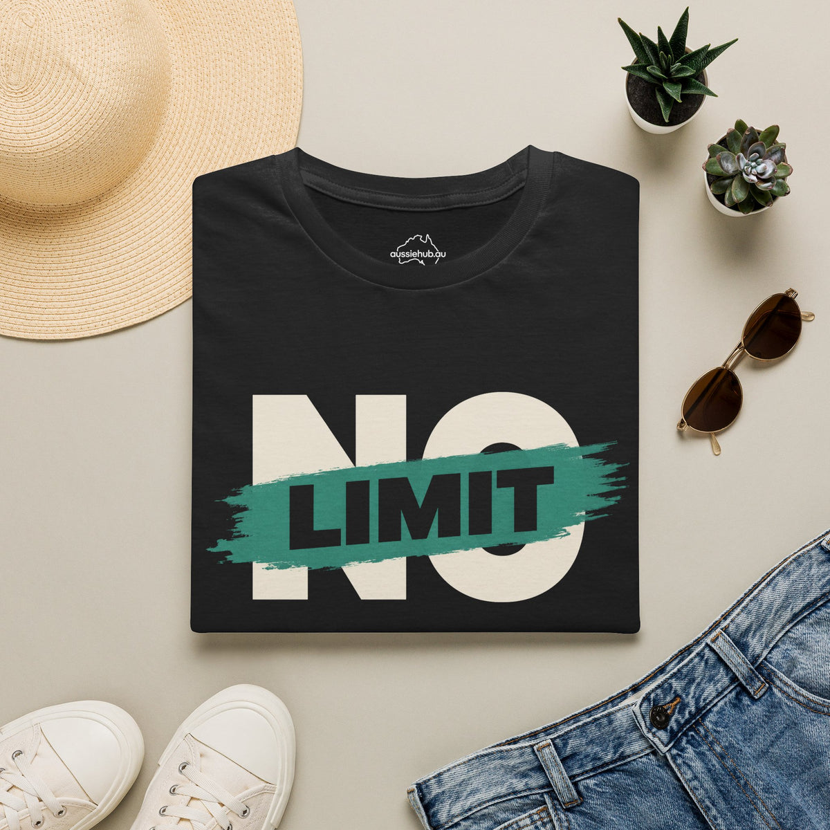 No Limit T-Shirt — Motivational Graphic Tee for Ambition & Active Lifestyles