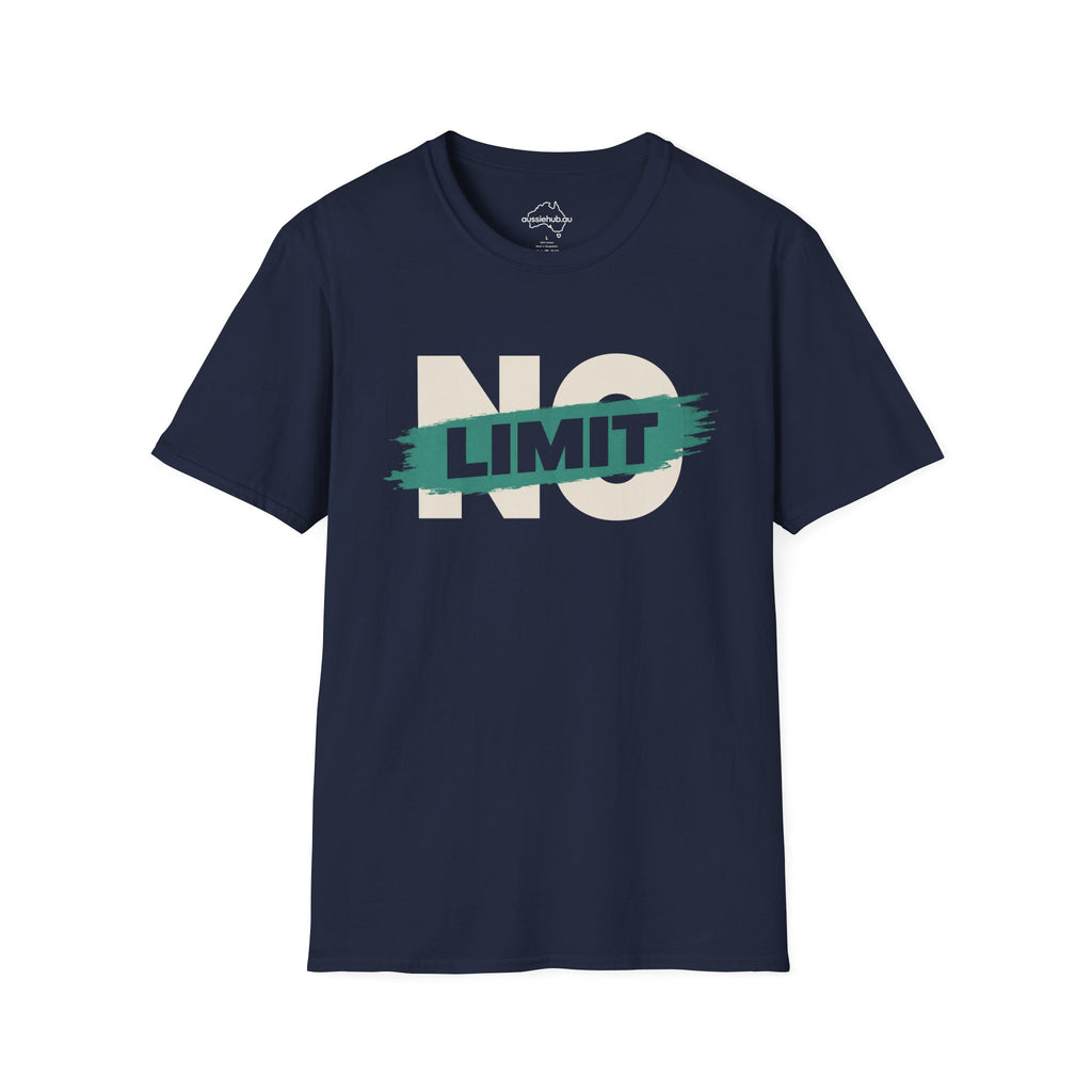 No Limit T-Shirt — Motivational Graphic Tee for Ambition & Active Lifestyles