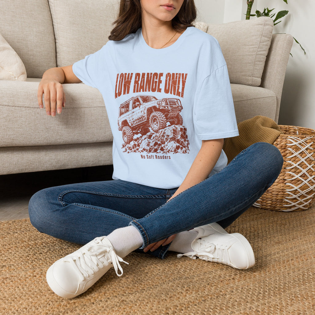 Low Range Only Australian 4x4 Adventure Tee — Distressed Vintage Graphic Tee