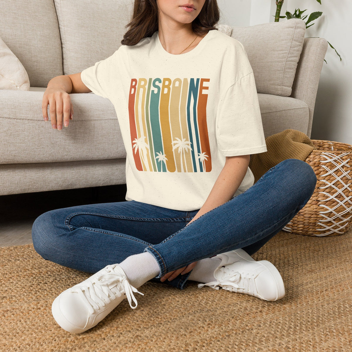Brisbane Retro Sunset T-Shirt