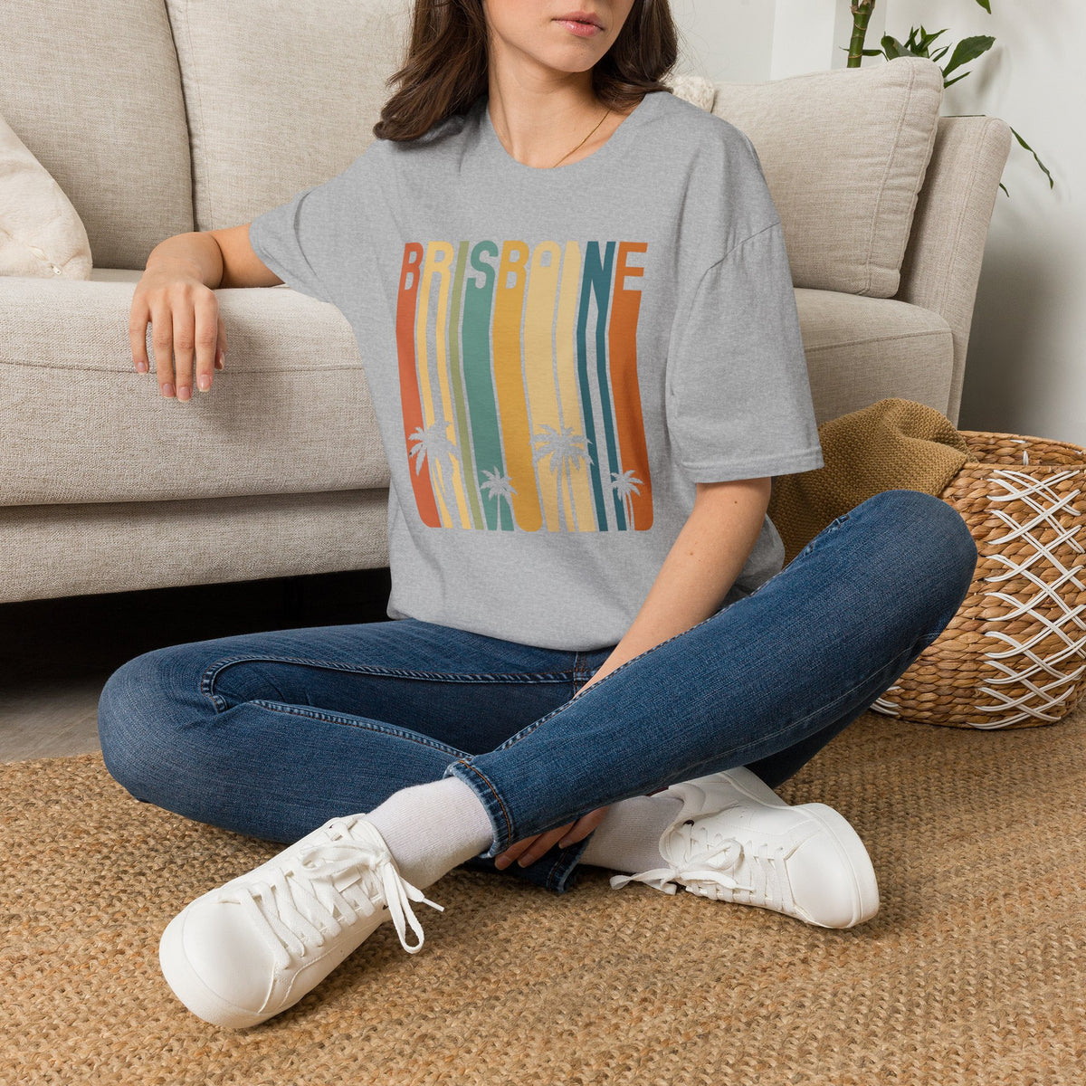 Brisbane Retro Sunset T-Shirt