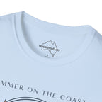 Summer on the Coast T-Shirt — Coastal Wave Surf Graphic Tee