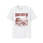 Sunburnt Country 4x4 Tour T-Shirt — Vintage Outback Adventure Graphic