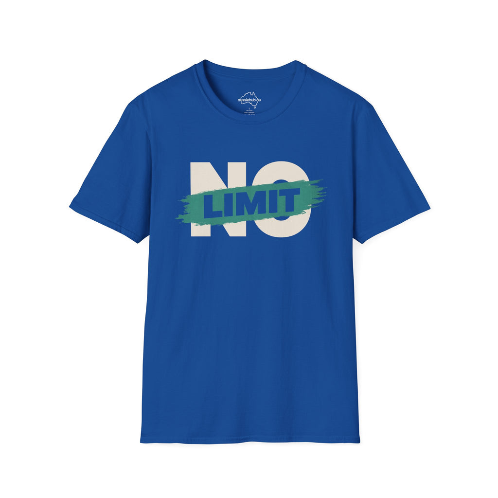 No Limit T-Shirt — Motivational Graphic Tee for Ambition & Active Lifestyles
