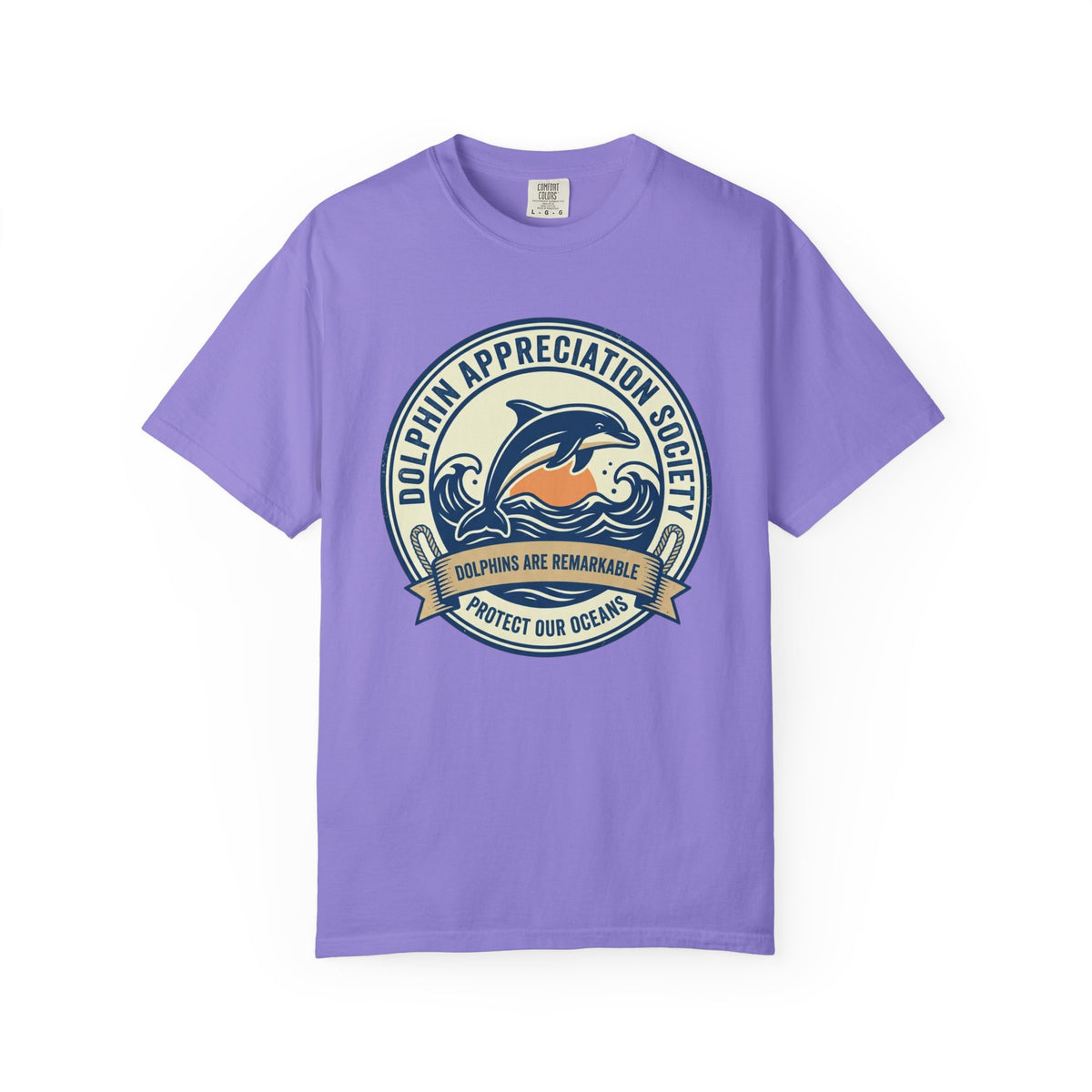 Dolphin Appreciation Society T-Shirt – Protect Our Oceans Graphic Tee