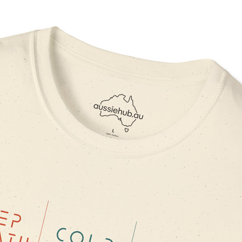 Deep Breath • Cold Plunge • Instant Reset T-Shirt — Minimal Wellness Tee
