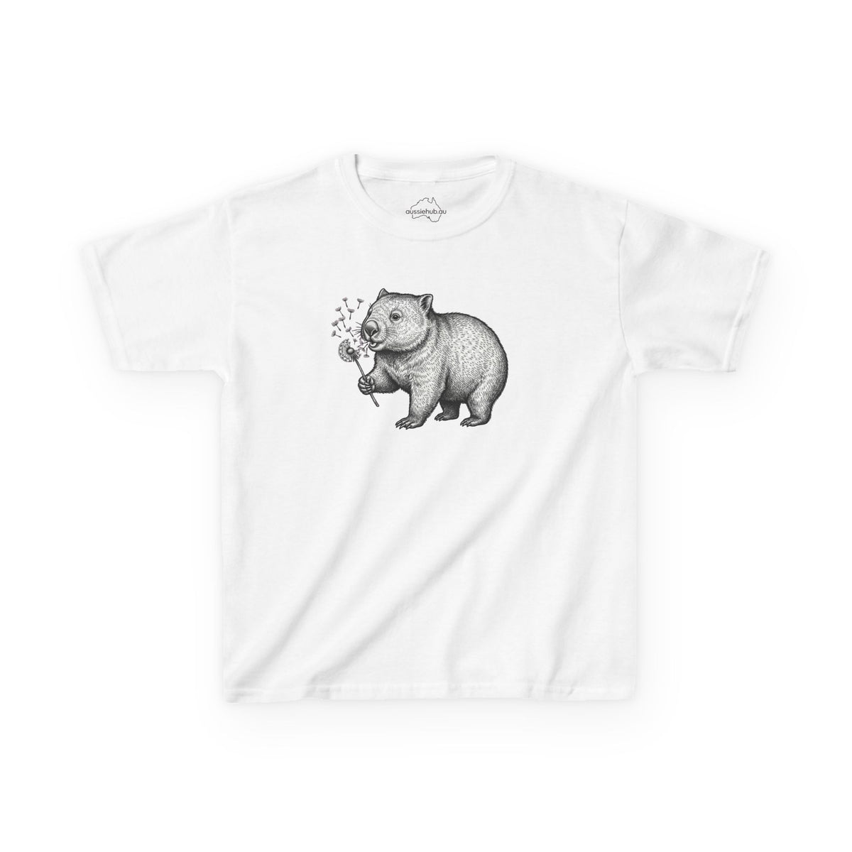 Kids Tee — Whimsical Koala Holding Dandelion T-Shirt