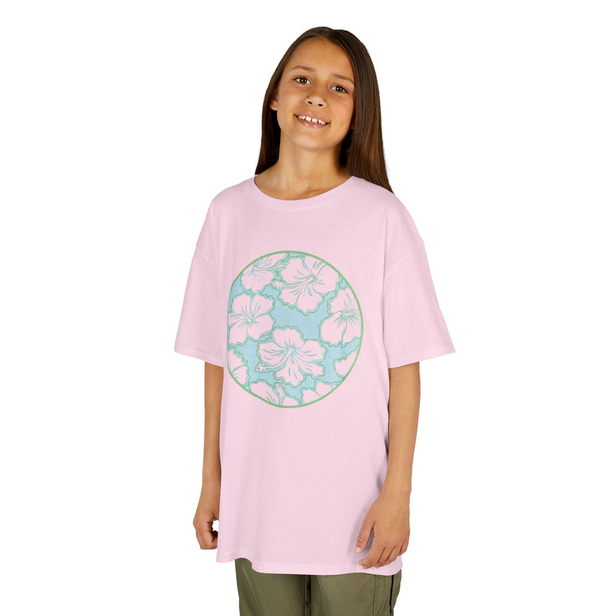 Kids Tee — Summer Flowers Graphic T-Shirt