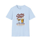 Caxton Street Rugby League T-Shirt — "Last Year Champagne, This Year Therapy" Retro Fan Humor Tee