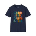 "Good Morning Sunshine" Retro Graphic T-Shirt — Colorful Positive Vibes Tee