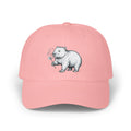 Wombat Blowing Dandelion Cap | Hand-Drawn Wildlife Illustration