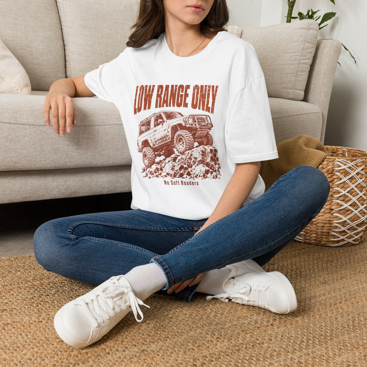 Low Range Only Australian 4x4 Adventure Tee — Distressed Vintage Graphic Tee