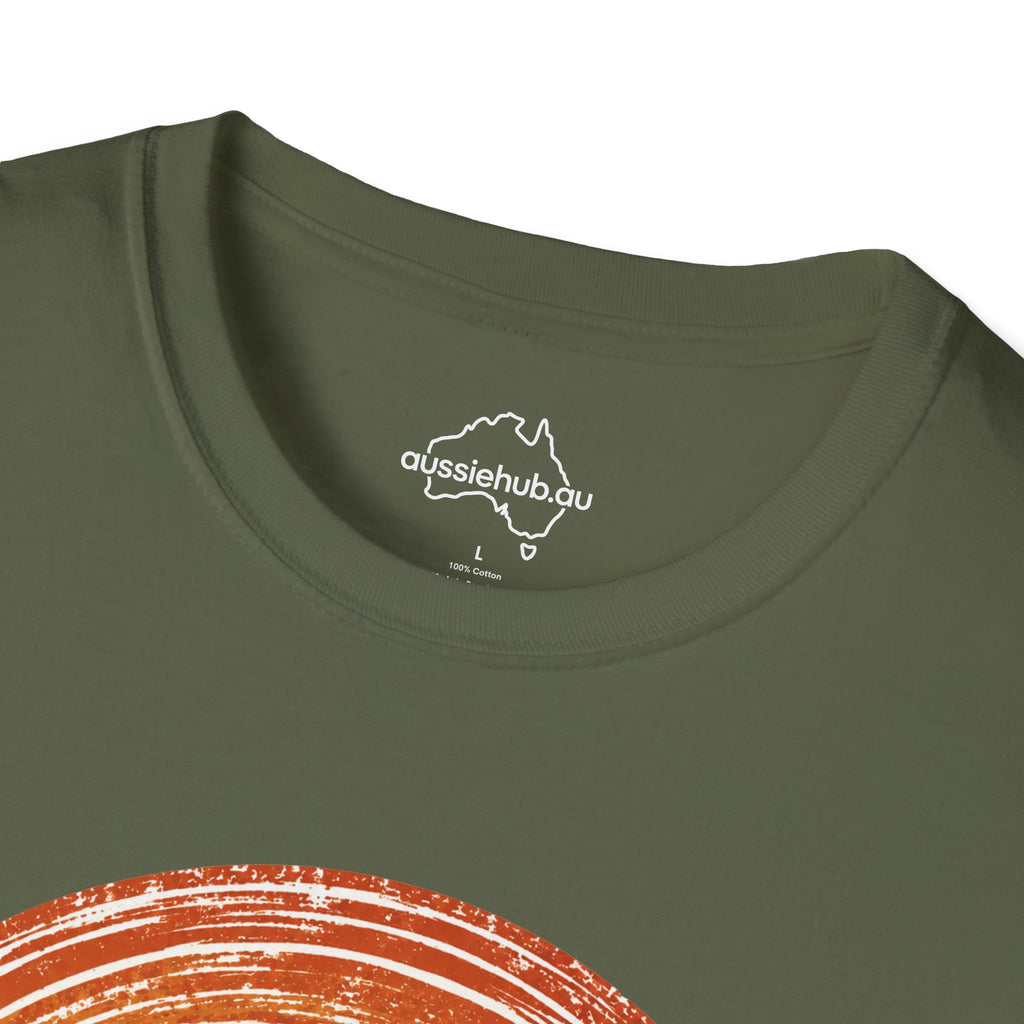 Sunset Wave T-Shirt — Retro Bush Graphic
