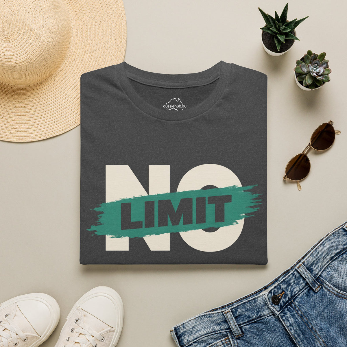No Limit T-Shirt — Motivational Graphic Tee for Ambition & Active Lifestyles