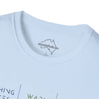 Crashing Waves • Warm Breeze • Deep Chill - Minimal Beach Vibes T-Shirt