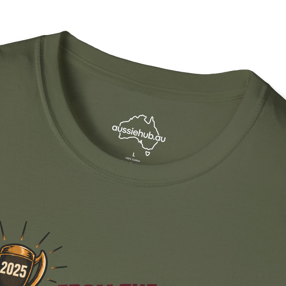 Brisbane Rugby League Fan T-Shirt — "From The Penthouse to The Basement" Retro Fan Humor Tee