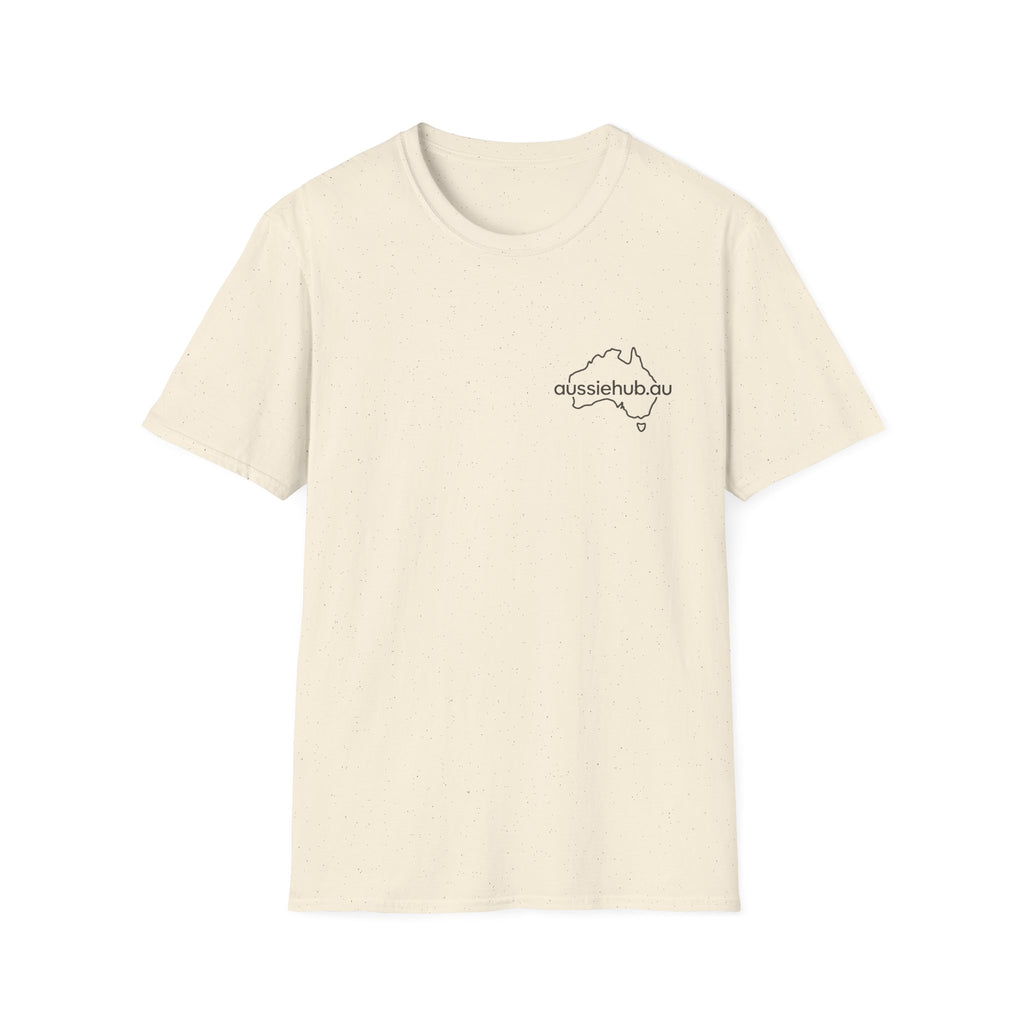 Aussie Hub Logo Tee — "Taking it Easy" T-Shirt