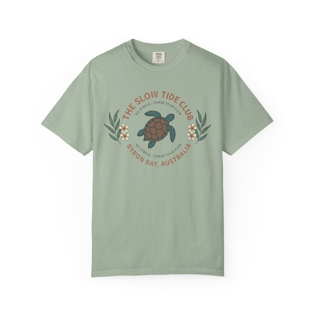 The Slow Tide Club Turtle Graphic Tee (Byron Bay)