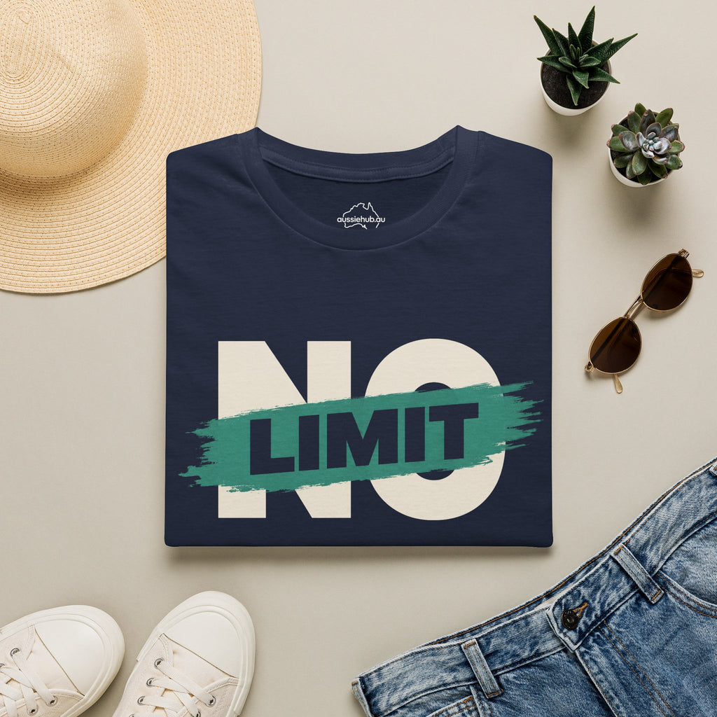 No Limit T-Shirt — Motivational Graphic Tee for Ambition & Active Lifestyles