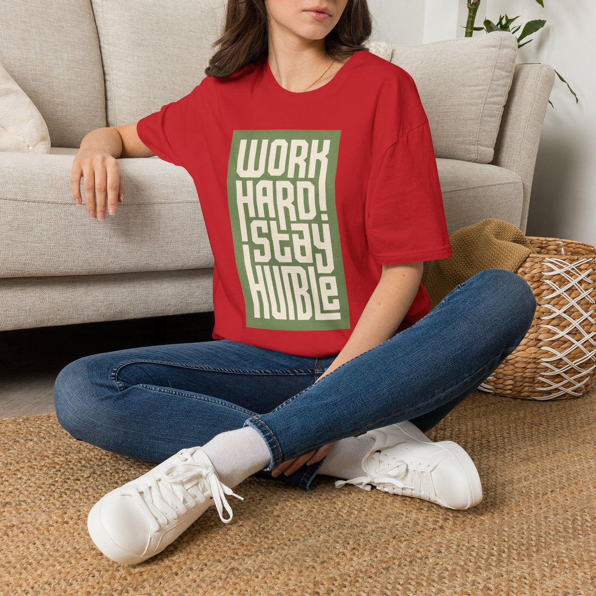 Work Hard Stay Humble T-Shirt — Motivational Graphic Tee