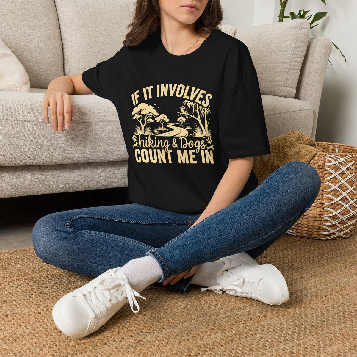 "If It Involves Hiking & Dogs" T-Shirt – Outdoor Adventure Tee for Dog Lovers