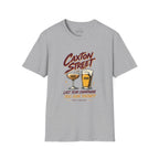 Caxton Street Rugby League T-Shirt — "Last Year Champagne, This Year Therapy" Retro Fan Humor Tee