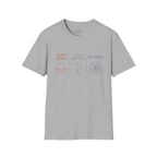Slow Down • Step Outside • Reconnect T-Shirt — Minimal Wellness Graphic Tee