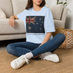 Vintage Australian Flag T-Shirt – It's A Long Story Graphic