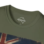 Vintage Australian Flag T-Shirt – It's A Long Story Graphic